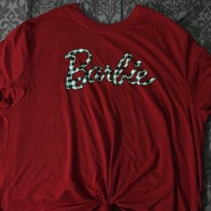 A really pretty Barbie shirt red❤️